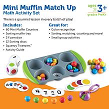 Learning Resources Mini Muffin Match Up Math Activity Set