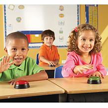 Learning Resources Set of 4 Lights and Sounds Answer Buzzers