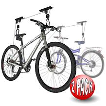 Leisure Sports Bike Storage Hoists, Set of 2 - Black