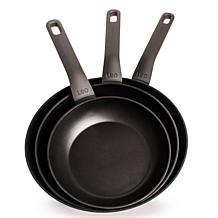 Leo 3pc Nonstick Frying Pan Set with Stay-Cool Handles