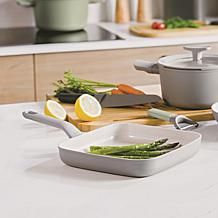 Leo Balance 10" Square Grill Pan with CeraGreen Ceramic Coating