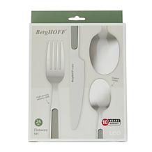 Leo Balance 24pc Stainless Steel Flatware Set