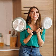 Leo Glints 2-piece Fry Pan Set with Non-Toxic Coating