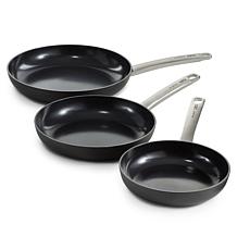 Leo Graphite 3pc Recycled Aluminum Fry Pan Set