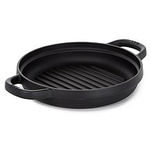 Leo Graphite Round 10.25" Cast Iron Grill Pan