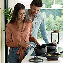 Leo Stone+ 11pc Cookware Set with Nonstick FernoGreen Coating