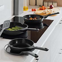 Leo Stone+ 11pc Cookware Set with Nonstick FernoGreen Coating