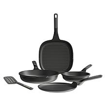 Leo Stone+ 5-piece Specialty Pan Set with Slotted Turner