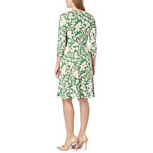 Leota 3/4-Sleeve Perfect Wrap Dress