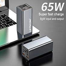 Letscom 20KmAh 65W Fast Charge Portable Power Bank with LED Screen