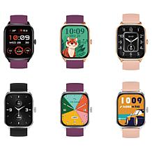 Letsfit E27 2" Bluetooth Smart Watch Silver with Additional Bands