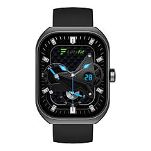 Letsfit E46 Black Bezel Smartwatch with Extra Band