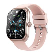 Letsfit E46 Rose Bezel Smart Watch with Extra Band