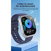 Letsfit E46 Rose Bezel Smart Watch with Extra Band