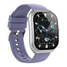 Letsfit E46 Silver Bezel Smart Watch with Extra Band