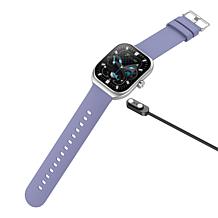 Letsfit E46 Silver Bezel Smart Watch with Extra Band