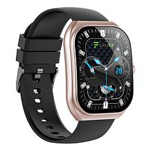 LetsFit E46 Smart Watch with Band and Charger Set of 2 - Rose Gold
