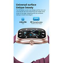 LetsFit E46 Smart Watch with Band and Charger Set of 2 - Silver