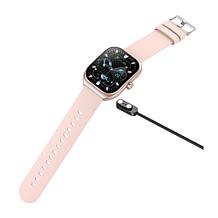 LetsFit E46 Smart Watch with Band and Charger Set of 2 - Rose Gold