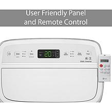 LG 115V Dual Inverter Portable Air Conditioner with Wi-Fi Control