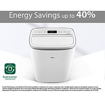 LG 115V Dual Inverter Portable Air Conditioner with Wi-Fi Control