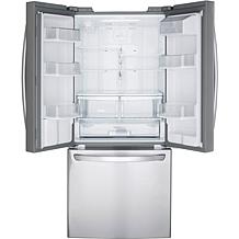 LG 22 Cu. Ft. 3-Door French Door Refrigerator - Stainless Steel