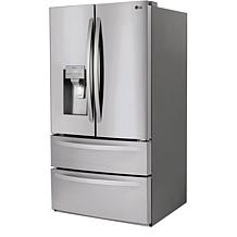 LG 28-cu. ft. 4-Door French Door Refrigerator in Stainless Steel