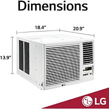 LG 7,500 BTU Window-Mount Air Conditioner with Remote
