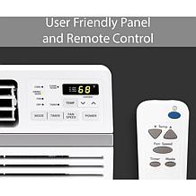 LG 8,000 BTU 115V Window-Mounted Air Conditioner with Remote Control