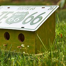 License Plate Birdhouse