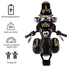 Lil' Rider™ Road Warrior Motorcycle - Black