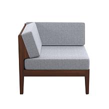Linon Thea Outdoor Corner Chair with Cushions