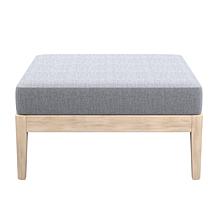 Linon Thea Outdoor Ottoman with Cushion