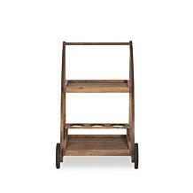 Linon Trent Indoor/Outdoor Wooden 2-Tier Trolley