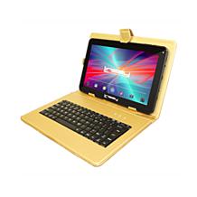 LINSAY 10.1" 64GB Android 15 Tablet with Keyboard Case