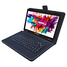 LINSAY 10.1" HD IPS 128GB Octa-Core Tablet w/Stylus
& Keyboard Case