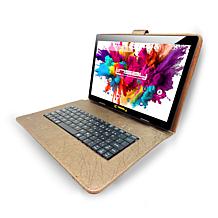 LINSAY 10.1" IPS 256GB Octa-Core Tablet w/Keyboard, Briefcase & Stylus