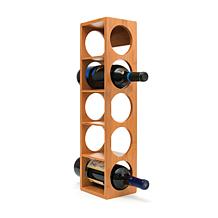 Lipper 5-Bottle Bamboo Stacking Wine Rack