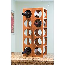 Lipper 5-Bottle Bamboo Stacking Wine Rack