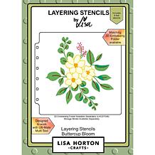 That Craft Place Lisa Horton Layering Stencils - Flowers & Berries ...