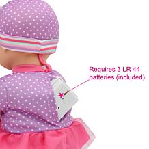 Little Darling: 12" Talking Baby Soft Body Baby Doll