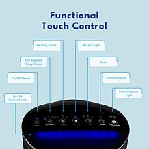 LivePure 3-in-1 Air Purifier, Fan & Heater with Remote