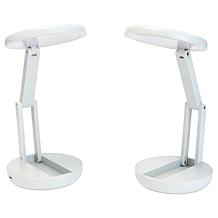 Living Glow Rechargeable Collapsible Folding Lamp - 2-pack