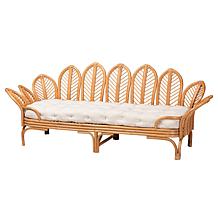 Loften Bohemian Rattan Daybed 89" W x 30.7" D x 34" H