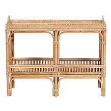 Lombok Natural Rattan Console Table 39.4" W x 15" D x 30.1" H