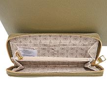 London Fog Faux Pebble Leather 3-Piece Tote Set