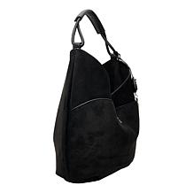 London Fog Loyalty Faux Suede Large Origami Tote