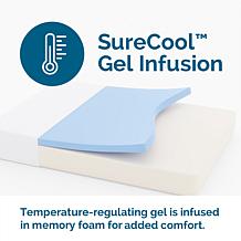 LUCID Comfort Collection 10" Gel Memory Foam Mattress - Twin XL