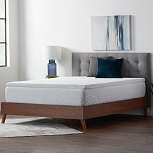 Lucid Comfort Collection 2" Gel Memory Foam Topper with Cover, King