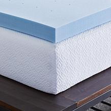 LUCID Comfort Collection 4" Gel Memory Foam Mattress Topper - Queen